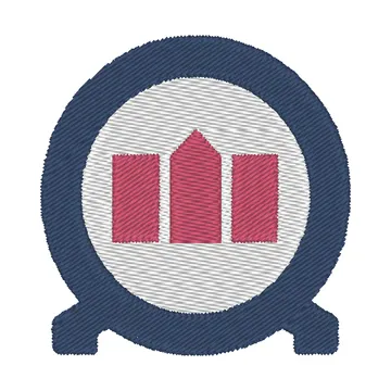 Parche bordado con el escudo de la Universidad Nacional del Bío-Bío.
